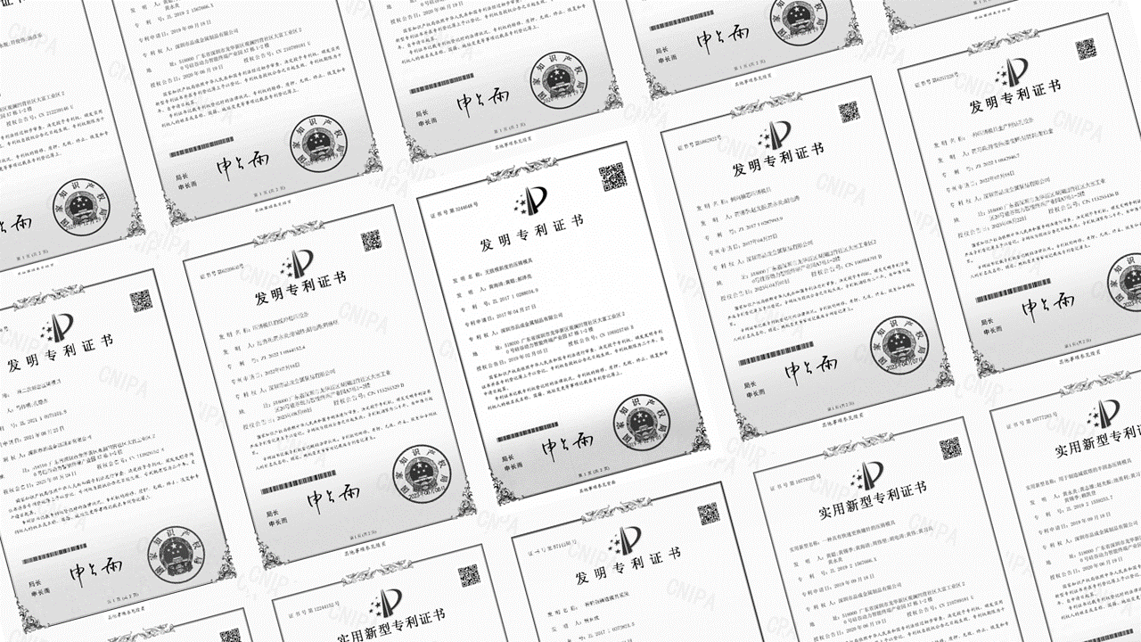 Overview of Precisioner's Patent Certificates