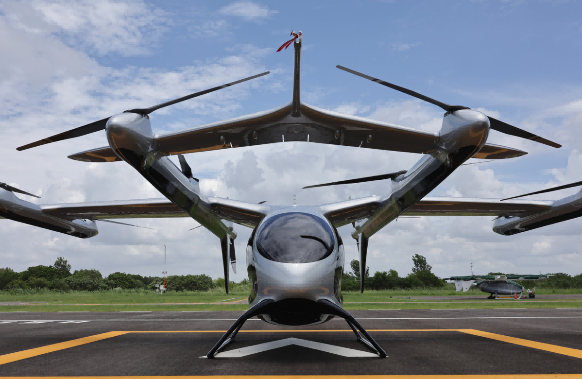 China-made ton-class eVTOL delivered