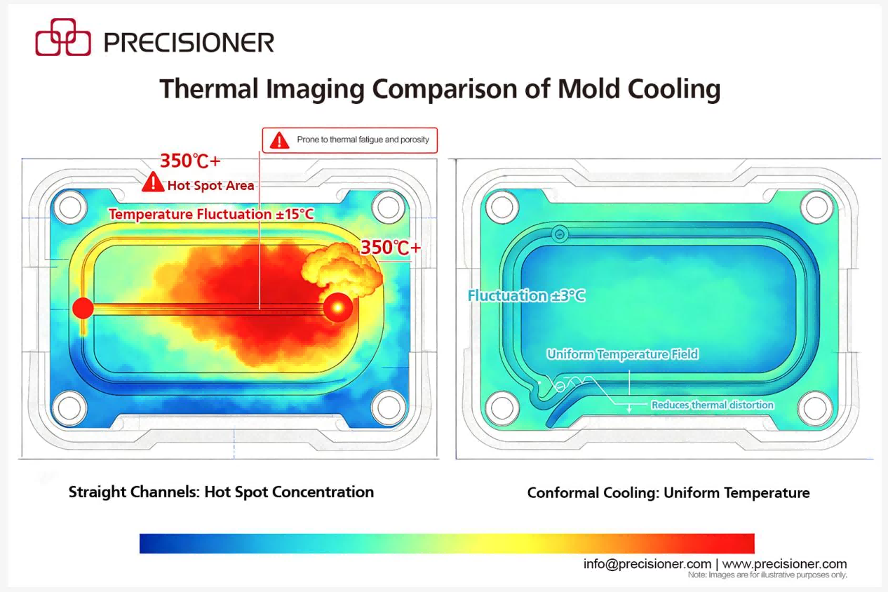 Precisioner: Thermal Imaging Comparison of Mold Cooling