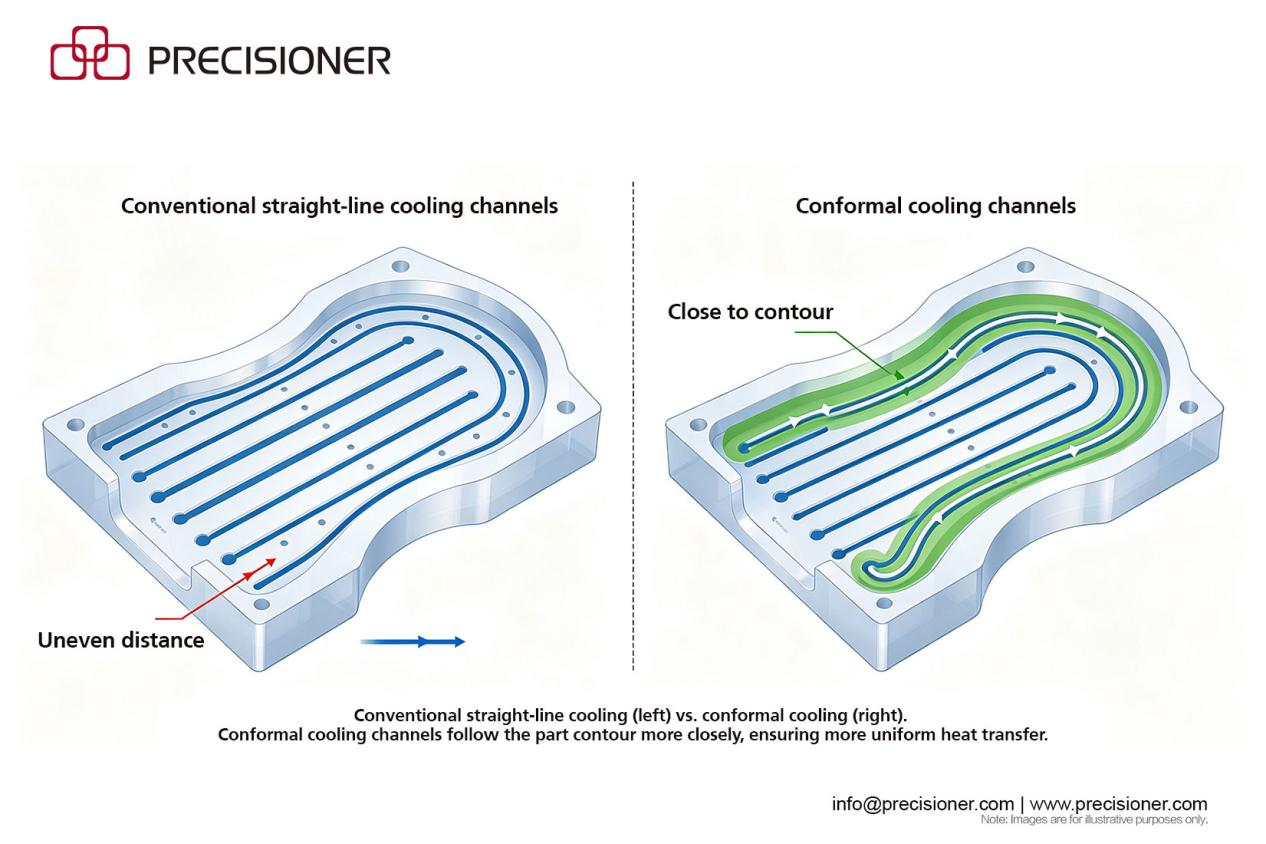 Figure 4 — Conformal Cooling Channels