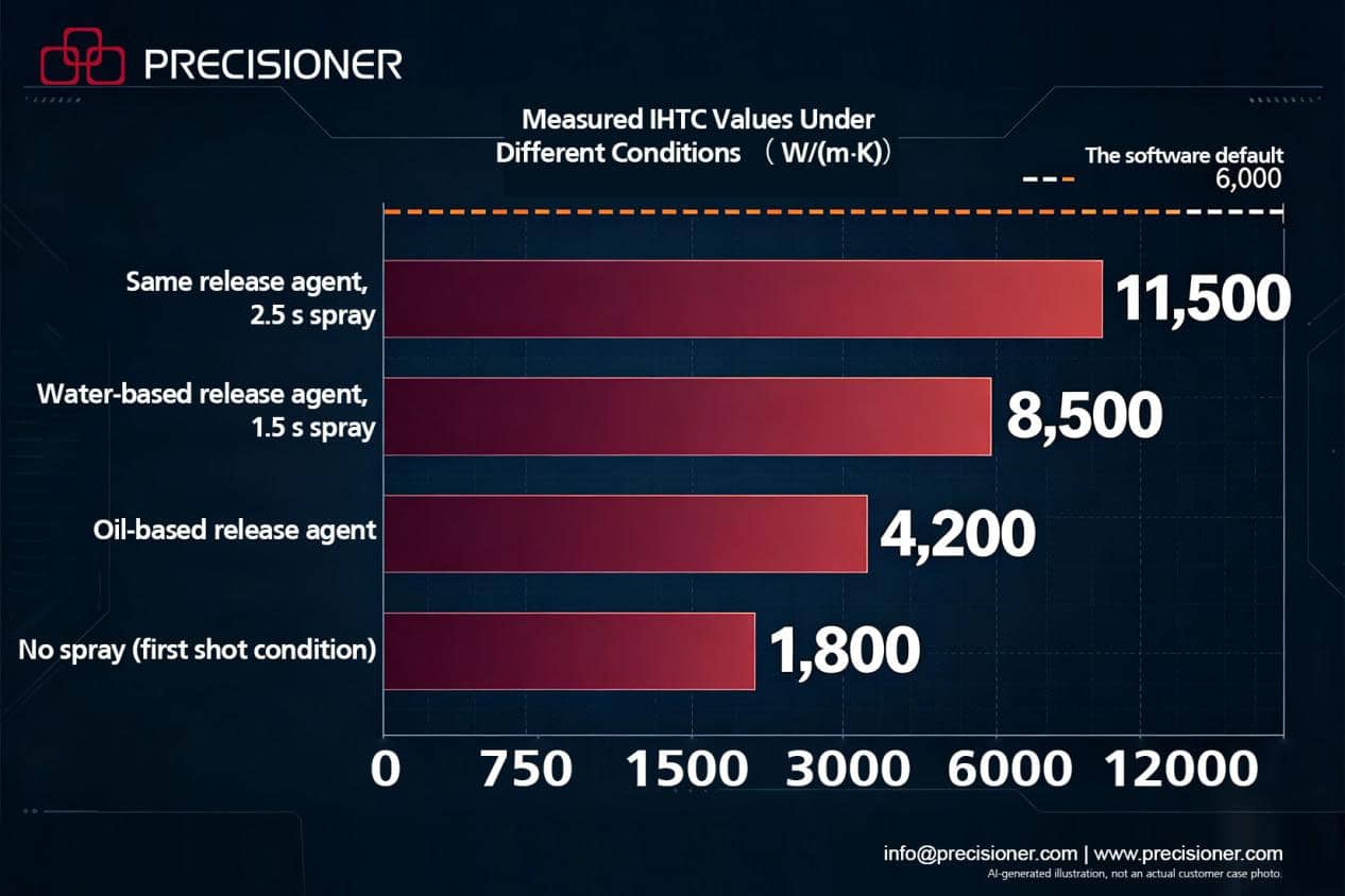 Precisioner: Measured IHTC Values Under Different Condition s(W/(m·k)) Precisioner: Measured IHTC Values Under Different Condition s(W/(m·k))